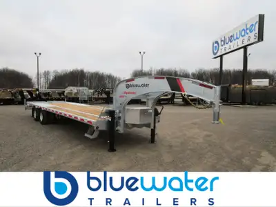 K-Trail Galvanized Beavertail Gooseneck Trailer 23,075 Lb is $33,615.00 ! Ord: 20196 - Ser: 2RYKGPM2...