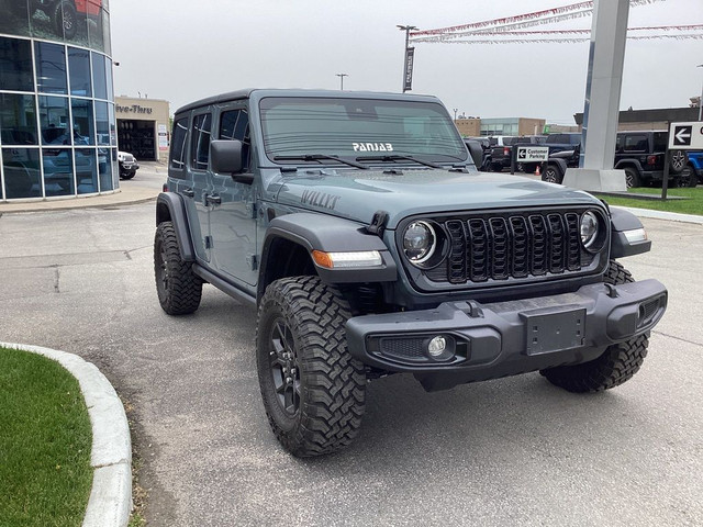 2024 Jeep Wrangler WILLYS | LOW KM | ANVIL | HARDTOP BLACK ++ in Cars & Trucks in Mississauga / Peel Region - Image 3