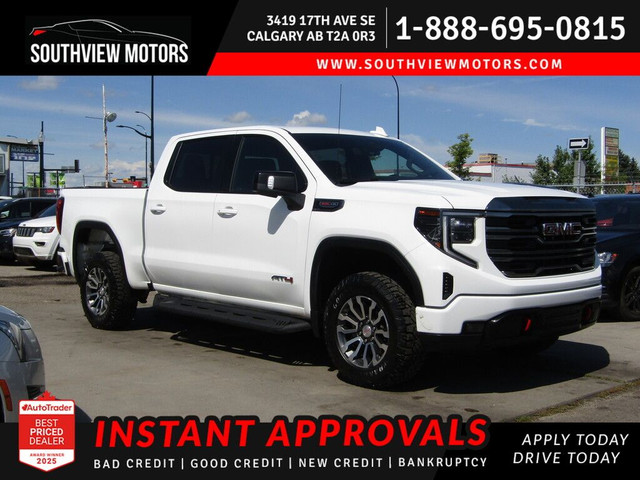 2022 GMC Sierra 1500 AT4 4WD CREW CAB 6.2L B.CAM/LEATHER/TOW PKG in Cars & Trucks in Calgary
