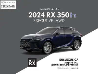 2024 Lexus RX 350h - Executive Pre-Order
