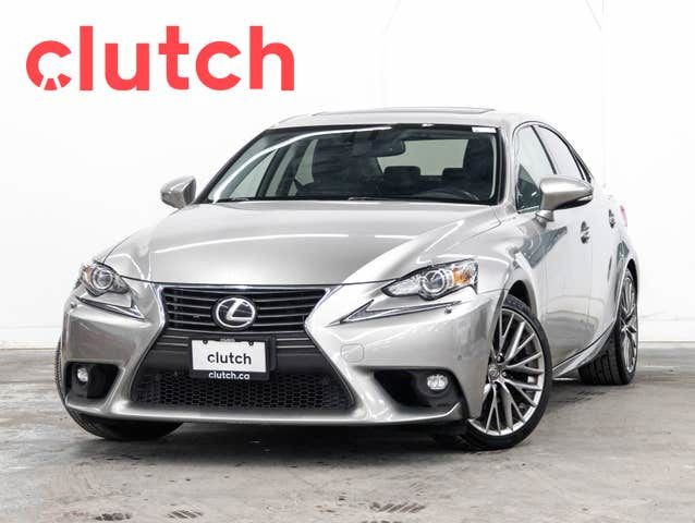 2015 Lexus IS 250 AWD w/ Luxury Pkg w/ Power Moonroof, Nav, Heat in Cars & Trucks in Ottawa