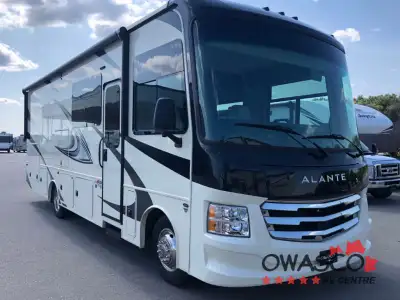 Jayco Alante Class A gas motorhome 29S highlights: Full-Wall Slide 39in.in. LED HD Smart TV Legless...