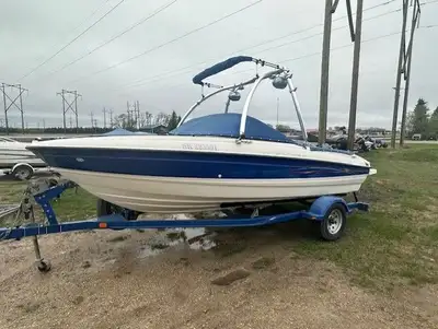 2006 BAYLINER 190 WITH 4.3 MERCRISER, SS PROP, SWIM PLATFORM, WAKE BOARD TOWER W/SPEAKERS, BIMINI TO...