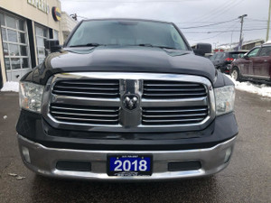 2018 RAM 1500 SLT CERTIFIED WITH 3 YEARS WARRANTY INCLUDED.