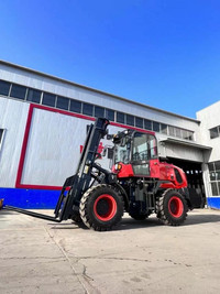 New Rough Terrain outdoor forklift 3T diesel with side shift