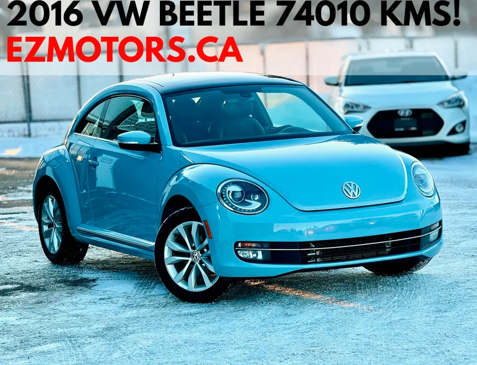 2016 Volkswagen Beetle Coupe ONLY 74010 KMS! ONE OWNER-CLEAN CAR