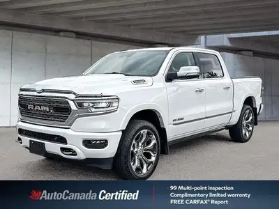 Recent Arrival! 1500 Limited, HEMI 5.7L V8 VVT, 4WD, Black Leather, 12 Touchscreen, 3.92 Rear Axle R...