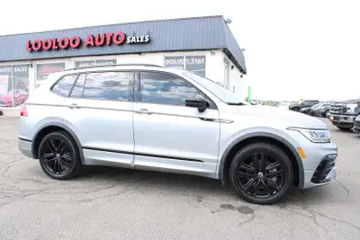 7 Passenger!! Well Maintained Elevate Your Drive with the 2022 VW Tiguan Comfortline R-LINE BLACK ED...
