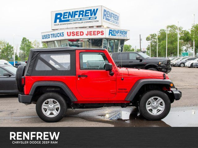 2018 Jeep Wrangler JK Sport 4x4, 6-Spd Manual, ONLY in Cars & Trucks in Calgary