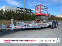 Tilt deck trailer 80 wide X 20 FT N&N Galvanized 2023
