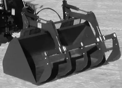 The Bale /Hay Grapple is designed to pick up and clamp with the grapple operation bales and loose ha...