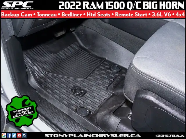 2022 RAM 1500 Big Horn 4x4 Quad Cab 6'4 in Cars & Trucks in St. Albert - Image 21