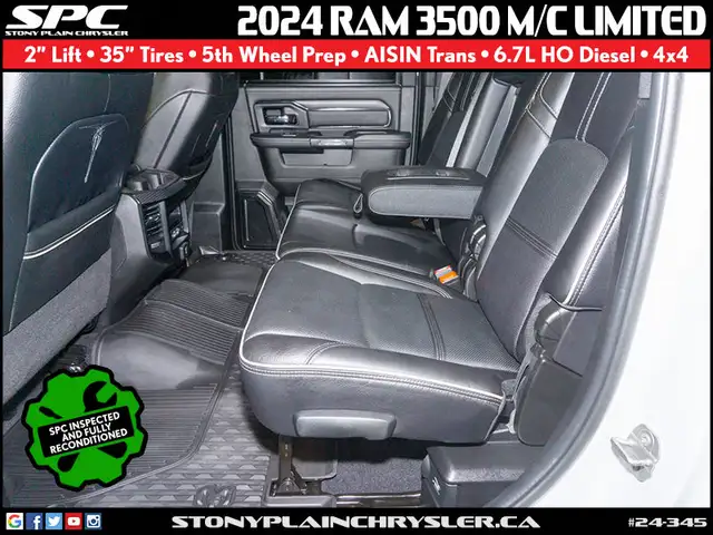 2024 RAM 3500 Limited 4x4 Mega Cab 6'4 in Cars & Trucks in St. Albert - Image 30