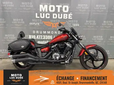 Yamaha Stryker 2012 8 453 KM PARE-BRISE DOSSIER SACOCHES NOUS OFFRONS UNE GARANTIE DE 30 JOURS OU 17...