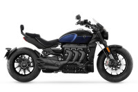 2025 Triumph Rocket 3 Storm GT Matte Sapphire Black and Satin Pa