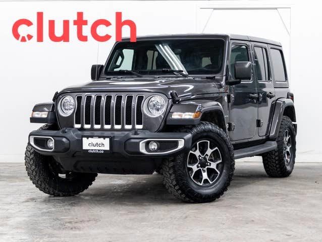 2020 Jeep Wrangler Unlimited Sahara 4WD w/ Apple CarPlay & Andro in Cars & Trucks in City of Toronto