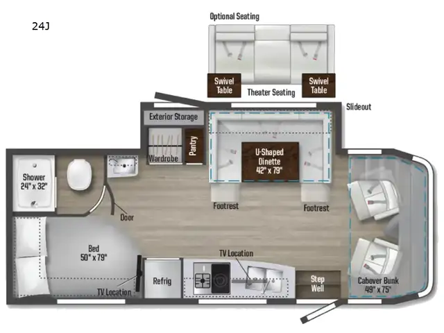 2024 Winnebago View 24J in RVs & Motorhomes in Abbotsford - Image 3