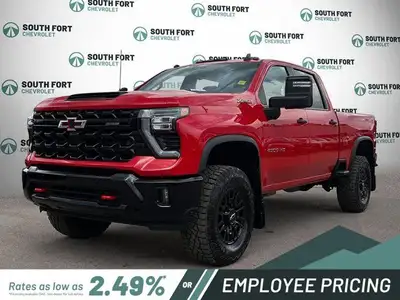 6.6L V8 Duramax Diesel, ZR2 Suspension Package, Heated & Ventilated Seats, Heated Second Row, Wirele...