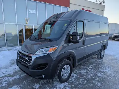 2023 Ram ProMaster Cargo Van 1500 High Roof 136" WB, 3.6L V6 Gas, Premium Appearance Package, Blind...