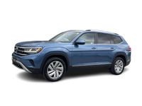2021 Volkswagen Atlas Highline Blue **LEATHER**, **APPLE CAR PLAY**, **SUNROOF**, **GPS**, ABS brake... (image 3)