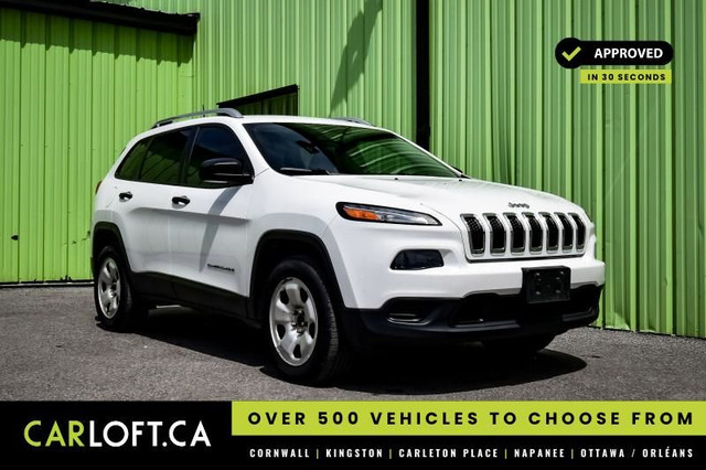 2017 Jeep Cherokee Sport • BLUETOOTH • HANDS FREE • R-V CAM in Cars & Trucks in Cornwall