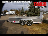 2024 7X14 UTILITY TRAILER, TANDEM AXLE, ALUMINUM, ALUMINUM, SILV