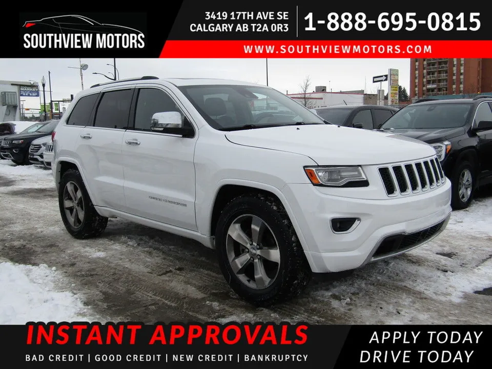 2014 Jeep Grand Cherokee OVERLAND 4WD B.S.A/NAV/CAM/PANOROOF/LO
