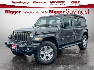  2022 Jeep Wrangler UNLIMITED SPORT S | 4X4 | V6 | HEATED SEATS 