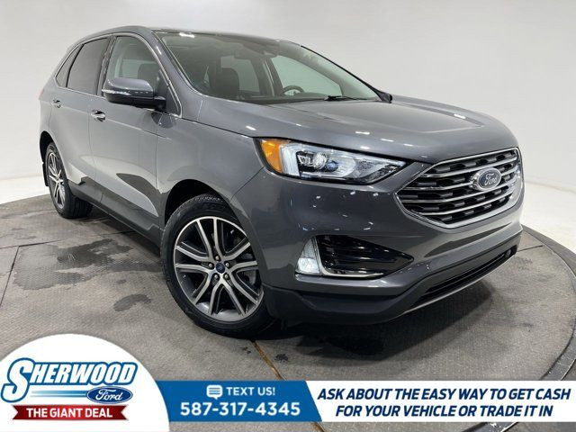 2021 Ford Edge Titanium AWD - $0 Down $149 Weekly - CLEAN CARFAX in Cars & Trucks in Strathcona County