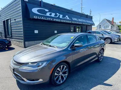 NEW! EXPERIENCE COMFORT, STYLE, AND PERFORMANCE IN THE 2016 CHRYSLER 200C A SLEEK, WELL EQUIPPED SED...