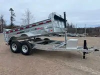 2024 K Trail 82" x 12' HD 14k Galvanized dump trailer, 14,000LB