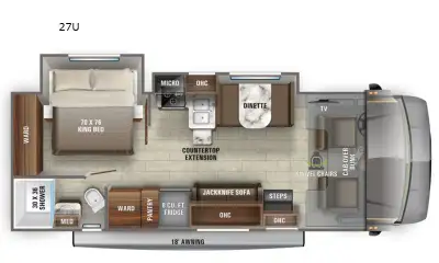 Please Call Us At 613.851.7326 with any questions? Jayco Greyhawk Class C motorhome 27U highlights:...