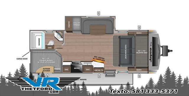 2024 JAYCO White Hawk 25MBH in Travel Trailers & Campers in Thetford Mines