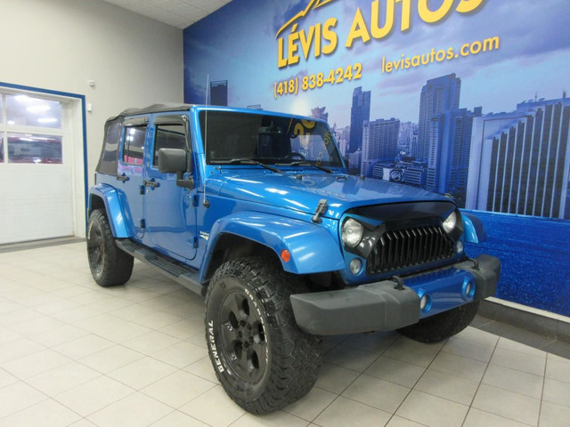 JEEP WRANGLER UNLIMITED 2014 UNLIMITED SAHARA TOIT DUR ET SOUPLE in Cars & Trucks in Lévis - Image 3