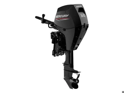 Mercury 30hp, with gas assist tilt/trim. Electric start, long shaft(20 inch) tiller. Hose and tank i...