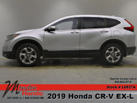 Recent Arrival! Odometer is 25539 kilometers below market average! 2019 Honda CR-V EX-L Lunar Silver... (image 1)