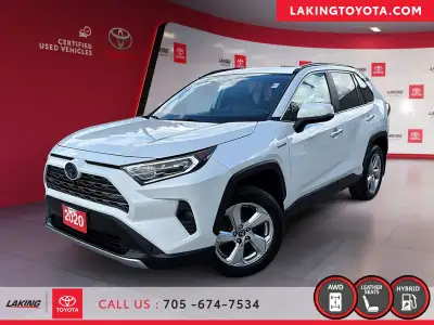Here are the top selling features of the 2020 Toyota RAV4 Hybrid Limited AWD: 2020 Toyota RAV4 Hybri...