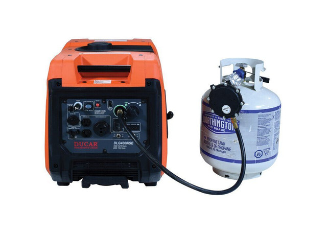 Ducar 4000W Inverter generator (Dual Fuel: Propane and Gasoline) in Heavy Equipment in Peterborough - Image 3