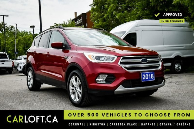 2018 Ford Escape SEL • HEATED LEATHER • PARK ASSIST • SIRIUSXM in Cars & Trucks in Cornwall