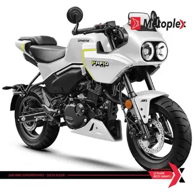 PAPIO SS Garantie 5 ans Groupe Motopropulseur. Nouveau design de moto retro-scrambler qui rend homma...