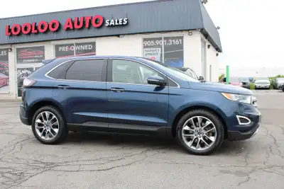 NO ACCIDENT WELL MAINTAINED Experience Elevated Adventure: 2017 Ford Edge Titanium AWDin. Embark on...