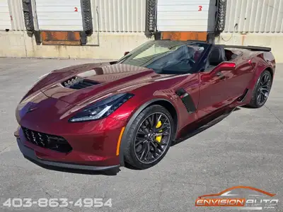 7 SPEED MANUAL TRANSMISSION \ J56 CARBON CERAMIC BRAKE PACKAGE \ LONG BEACH RED TINTCOAT METALLIC PA...