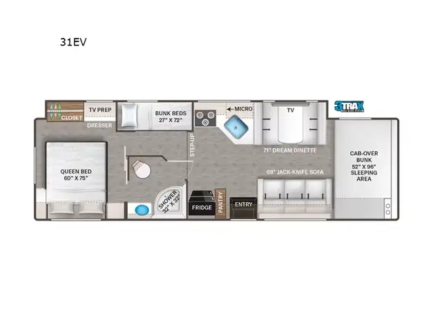 2023 Thor Motor Coach Four Winds 31EV in RVs & Motorhomes in Abbotsford - Image 3