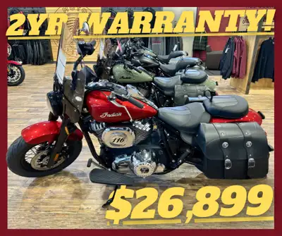 2025 Indian Super Chief Limited - 2YR WARRANTY! PAYMENTS AS LOW AS $150 BIWKLY! Introducing the 2025...