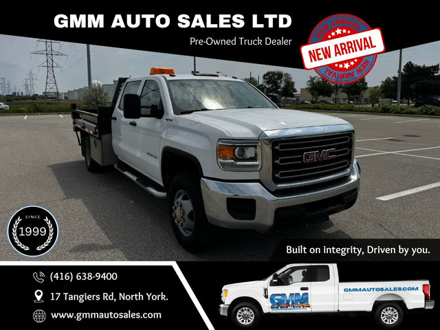 2018 GMC Sierra 3500HD Dually Crew Cab Flat Bed 4WD in Cars & Trucks in City of Toronto
