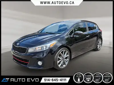 KIA FORTE5 SX HATCHBACK 1.6L 2018. 136400 KM, FINANCEMENT DISPONIBLE, GROUPE ELECTRIQUE, CUIR, TOIT...