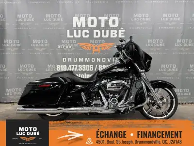 Harley-Davidson FLHX Street Glide 2018 34 128 KM MOTO CANADIENNE ALARME NAVIGATION FREINS ABS FORUCH...