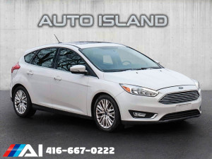 2016 Ford Focus HB Titanium - Leather - Sunroof - Navigation - Heated Seats