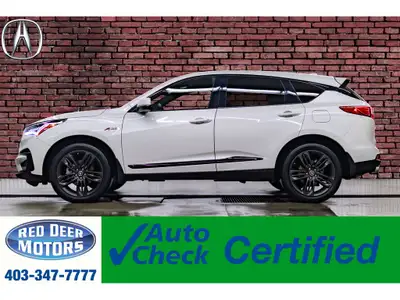 **MECHANICALLY CERTIFIED** 23,556 KM This 2021 Acura RDX AWD A-Spec is powered by a turbocharged 2.0...