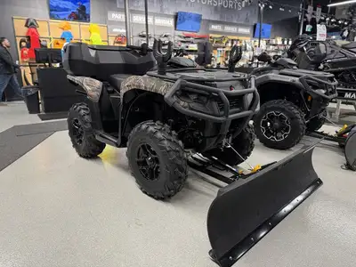 2025 Can-Am Outlander Pro basecamp Motorsports Hunting Edition HD7 JUST PLUS TAX - PLOW KIT INSTALLE...